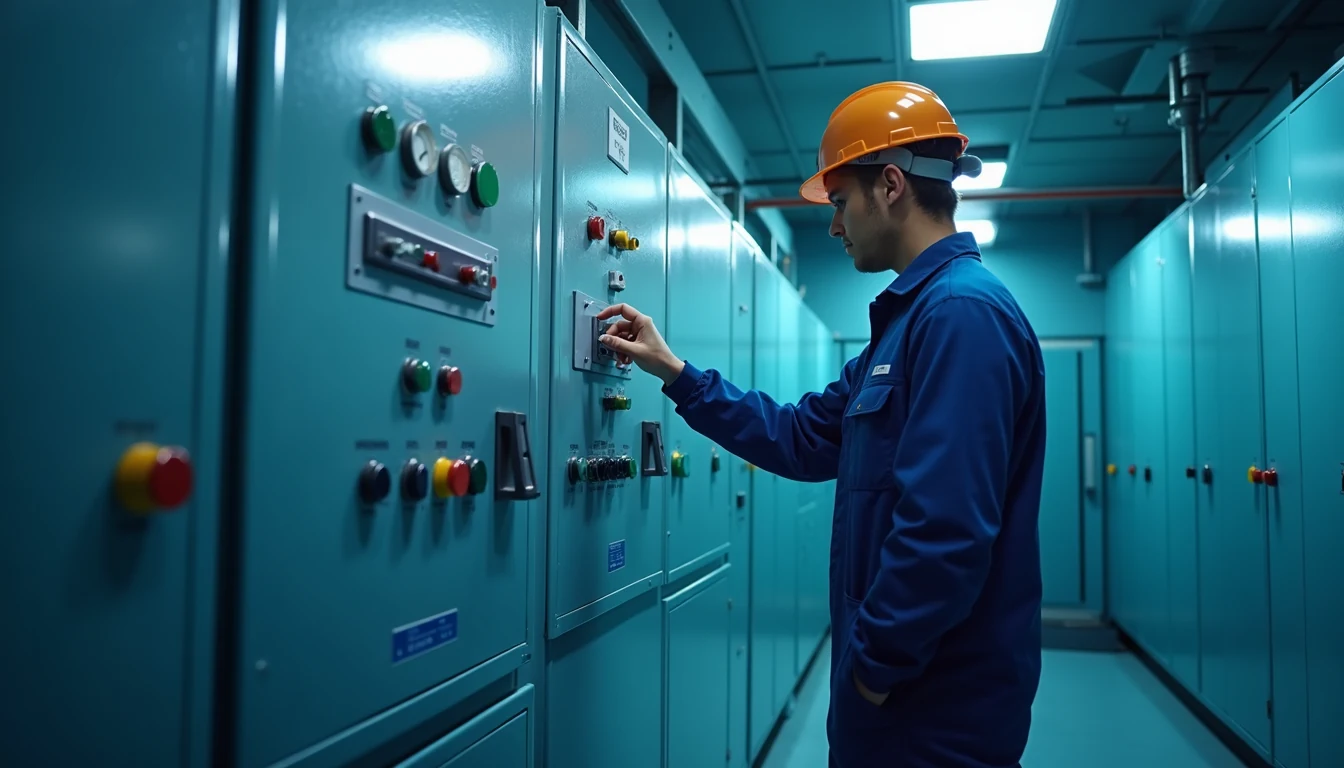 Soğuk hava deposunda defrost sonrası kontrol paneli ve teknik inceleme