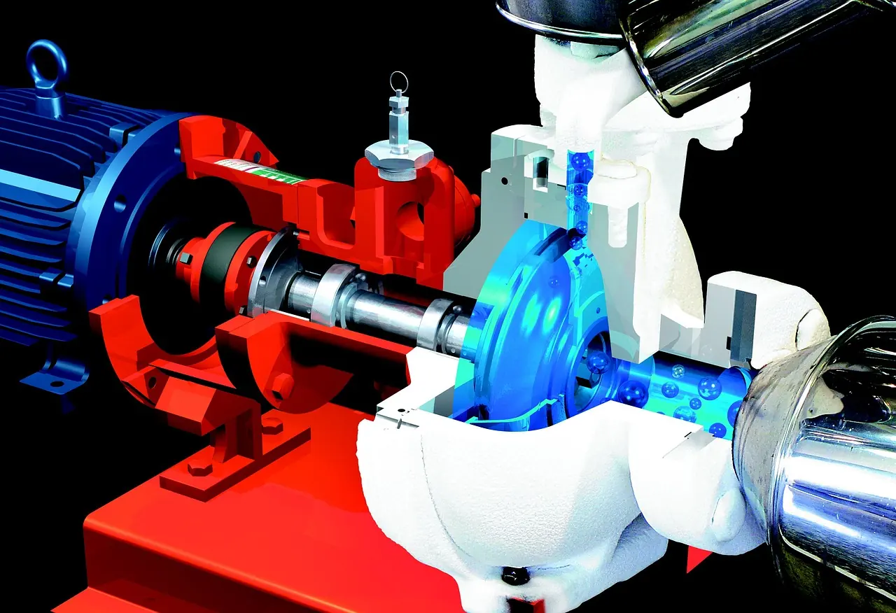 Soğuk hava deposunda evaporatör ve soğutma ekipmanı görünümü