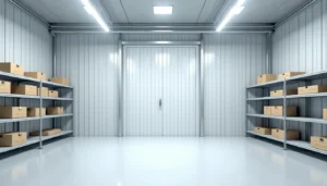 Soğuk hava deposunda ısı kaçağı riski taşıyan yalıtımlı depo alanı