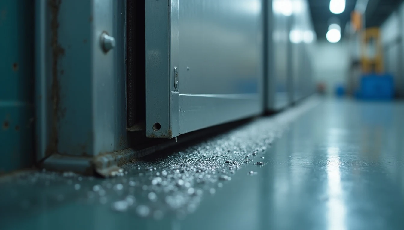 Soğuk hava deposu kapı contasındaki sızdırmazlık kontrolü