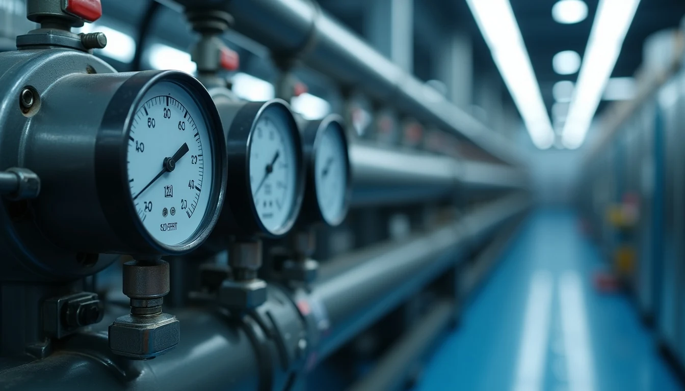 Soğuk hava deposunda kompresör ve endüstriyel kontrol ekipmanı