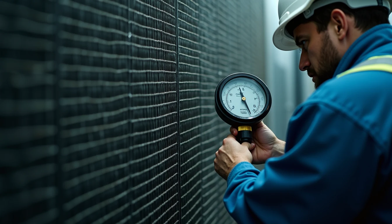 Soğuk hava deposunda kirlenmiş kondenser ve basınç kontrolü